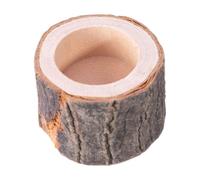 Generisch Turtle Water Bowl, Reptile Water Bowl, Natural Wood Design, Feeding Bowl as Aquarium Decoration and Terrarium Accessories for Lizards, Snakes, Geckos