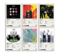 generisch Twenty Poster One Pilots Album Cover Limited Edition Posters (Set of 6) Unframed 8 inch x 12 inch (20 x 30 cm) Room Aesthetic Scannable Song Code Music Posters