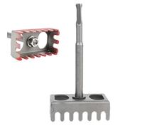 Generisch Type 86 Square Slotted Cutter - 22.7 x 8.5 cm Electric Box Hole Punch, Cutting Tool, Carbon Steel Construction, High Strength Precise Square Punch | Professional, Versatile Cut