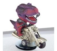 Generisch Tyrannosaurus Rex - Dinosaur Drift - Creative Dinosaur Riding Motorcycle Decoration Novelty Dinosaur for Interior Decoration