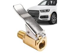Generisch Tyre Air Chuck, Copper Air Chuck for Tyres, Portable Multifunctional Tyre Nozzle Clamp, Professional Car Tyre Air Chuck Inflator