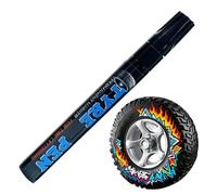 Generisch Tyre Marker Pen, Permanent Weather-Resistant Erasable Tyre Sign Marker Pen, Paint Pen for Car and Suitable for MotorFahrMetall and