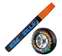 Generisch Tyre Marker Pen, Quick-Drying, Permanent, Wipe-Clean, Non-Fading Tyre Pen, Car Labelling Pen, for Cars, Motors, Driving Metal and