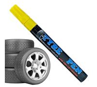 Generisch Tyre Marker Pen, Quick-Drying, Permanent, Wipe-Clean, Non-Fading Tyre Pen, Metal and Rock Sign and Labelling Pen, for Vehicles, Motorcycles, Bicycles, Metal