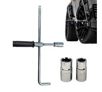 Generisch Tyre Wrench Set, Wheel Nut Wrench Assembly Tools, High Performance Wheel Nut Remover, Quick Removal Memory Accessories for Maintenance of the Automotive Factory