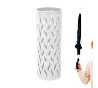 Generisch Umbrella Stand - Hollowed Metal , Cylindrical Storage Container | High Iron Umbrella Holder for Entryway, Living Room, Hotel Reception, Hallway, Balcony, Lounge