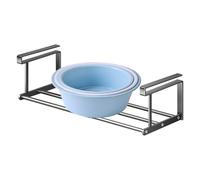 Generisch Under the Basket - Telescopic Shelf for Furniture | Heavy Duty Non-Slip Adjustable Storage Tray for Kitchen Sink, Locker, Vanity, Cabinet, Bathroom Counter
