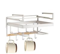 Generisch Undermount Storage , Modern No Drilling, Kitchen Utensil Holder Under the Cabinet, for Towel, Chopping Board, Spatula, Ladle, Cooking Utensils for Home and