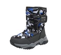 Generisch Unisex Children's Rain Shoes Winter Snow Boots Fashion Waterproof Floral Print Camouflage Thick Sole Slip On Boots Non-Slip and Lightweight Wellington Boots Children Many Other Colours, Ce1,