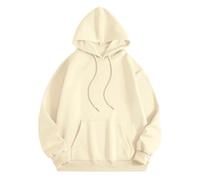 Generisch Unisex Hoodie with Christian Saying 'GOD GOT ME' - Inspirational Hoodie with Back Print | Faith & Hope Sweatshirt, style_o01 beige, L