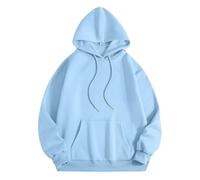 Generisch Unisex Hoodie with Christian Saying 'GOD GOT ME' - Inspirational Hoodie with Back Print | Faith & Hope Sweatshirt, style_o05 blue, XL