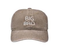 Generisch Unisex Kids Baseball Cap Toddler Children Boys Girls Cotton Plain Embroidered Letter Dad Hat Summer Sun Hat Beach Holiday School Outdoor Adjustable 1-7 Years Khaki