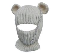 Generisch Unisex Knitted Balaclava with Long Rabbit Ears - Funny Balaclava Hat for Festivals and Parties | Unusual Headwear in Y2K Style, Style_w13 White, One Size