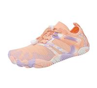 Generisch Unisex Minimalist Barefoot Shoes Trail Running Shoes Breathable Quick Drying Bathing Shoes Aqua Shoes Men Water Sports Shoes Women Summer Water Shoes Soft Non-Slip Size 35-46, pink, 9 UK