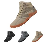 Generisch Unisex Orthopaedic Barefoot Shoes Men Women Sporty Trail Running Shoes Lightweight Trainers Mesh Breathable Sports Shoes Wear Resistant Road Running Shoes for Swollen People, Zkhaki3, 9 UK