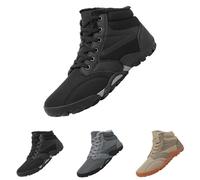 Generisch Unisex Orthopaedic Barefoot Shoes Men Women Sporty Trail Running Shoes Lightweight Trainers Mesh Breathable Sports Shoes Wear Resistant Road Running Shoes for Swollen People, Zschwarz3, 7 UK