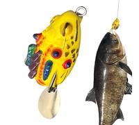 Generisch Upper Water Bait for Predatory Fish, Naturally Faithful Soft Bait - Soft Bass Bait Artificial Bait for River Catfish Muscle Lungs Men Sports Fishermen Leisure Fishing Outdoor Fresh Water