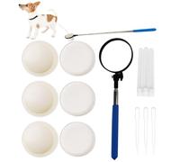 Generisch Urine Sample Collector for Dogs, Urine Collector for Dogs, Dog Pee Sample Catcher with Telescopic Handle, Veterinary Supplies, Reusable Pregnancy Test for Cat Stick for and
