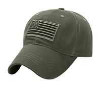 Generisch USA Flag Patch Unisex Operator Forces Cap Trucker Special Tactical Baseball Caps, Army Grenn, One Size