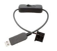 Generisch USB to Fan Adapter, 3/4-Pin PWM USB Converter, Fan Speed Controller, for Computer, Desktop, Electronic Devices, Cooling System and Car Maintenance
