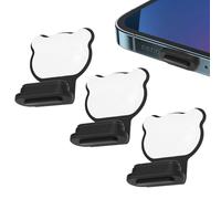 Generisch USB Type C Anti Dust Cap Cover | Port Plugs Protector | Lost Adhesive Stickers - USB C Port Case | Dustt Plug Cleaning Brush for All Smartphones and Tablets