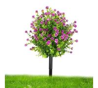 Generisch UV-Resistant Artificial Outdoor Flowers, Artificial Realistic Shrubs - Artificial Flowers Outdoor, for Garden, Yard, Front Garden, Landscaping, Patio, Cemetery, Door, Spring, Home