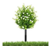 Generisch UV-Resistant Artificial Outdoor Plants, Artificial Realistic UV-Resistant Flower - Artificial Flowers Outdoor, for Garden, Floor, Yard, Home, Patio, Cemetery, Wedding, Spring, Summer