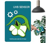 Generisch UV Test Card, Portable Meter, UV Sensor for Reptile Lamps and Terrariums, for Enthusiasts, for Holders, for Hobbyists, for Habitat, for Terrarium, for Pet Care and for Breeding