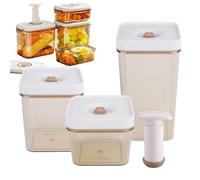 Generisch Vacuum Container for Food, Storage Containers for Meal Prep, Microwave-Safe Vacuum Lunch Container for Kitchen, Snack, Home, Storage Cabinet, Refrigerator, Cooking