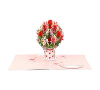 Generisch Valentine's Day Card - Love 3D Pop Up Design Romantic Keepsake Decoration Elegant Paper Greeting with Note Envelope | Holidays, Wedding Blessing, Birthday Mums, Thank You