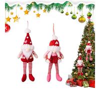 Generisch Valentine's Day Couple Plush Gnomes 2 x Cute Gnome Decorations for Valentine's Day - Tomte Decorations for Table Shelf