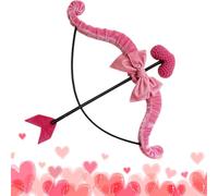 Generisch Valentine's Day Cupid Accessories - Festive Costume Prop | Mini Bow Arrow | Cupid Mini Bow Cupid Set for Valentine's Day Parties, Romantic Gifts, Photoshoot, Cosplay Insert