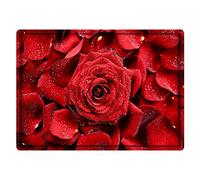 Generisch Valentine's Day Rug 60 x 40 cm Indoor and Outdoor Doormat Welcome Door Mat Decorative Living Room Rug Home Floor Decoration Robust Polyester Floor Mat