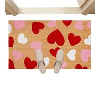 Generisch Valentine's Day Rug - Non-Slip Handrail with Decorative Heart Pattern, Valentine's Day Bathroom Rug | For Wedding Parties At The House Entrance, On The Patio, On The