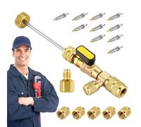 Generisch Valve Core Remover, Core Removal Tool, Core Extractor, Valve Removal, Air Conditioning Repair Installer, Cooling Tools