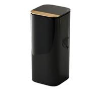 Generisch Vanity Makeup Brush , Automatic Lifting Holder, 4.25 x 4.57 x 9.41 Inch Cosmetics Tools Brushes, Four-Grid Compartment for Sleek Space-Saving Design, Dustproof Waterproof Storage