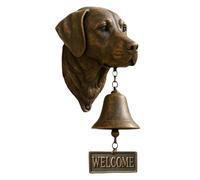 Generisch Various Dog Doorbells for Welcoming, Rustic, Wall Mounted Vintage Door Bell with Animal Motif, Dog as Wall Decoration, for Garden, Yard, Home and Security Room