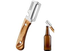 Generisch Vegetable Peeler - Non-Slip Handle with Bottle Opener - Peeler and Vegetable Cutter - For Pumpkin, Potato, Carrot, Cucumber, Food, Pineapple, Mango, Home and Restaurant