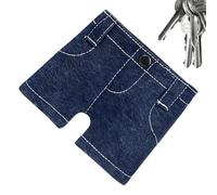 Generisch Very Small Wallet | Foldable Retro Jeans Purse | Retro Portable Wallet - For Women Men Travel School Work Office Camping Business Commuting