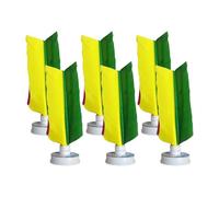 Generisch Volante Chino De Plumas - 6X Juguete De Patada De Plumas De Colores, Volante Chino para Patadas, Volante De Patada, Volante Deportivo para Patadas para EL Hogar, Jardín, Patio