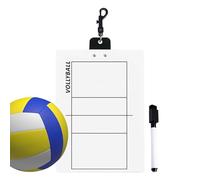 Generisch Volleyball Clipboard - Multi Purpose Badminton Whiteboard, Pickleball Strategy Board, Badminton Tactics Board | Training Camp, Game Practice, Sports Planning Scenario