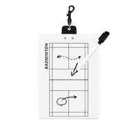 Generisch Volleyball Clipboard, Volleyball Clipboard for Coaches, Pickleball Strategy Board, Badminton Plan Practice Board for Adults, Double-Sided Ball Sports Clipboard