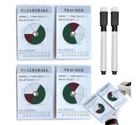 Generisch Volleyball Rotation Track Wheel, Strategy Training Volleyball Rotation Track - Dry Wipe Coaching Equipment for Positions Changes Monitoring Time Out and Training