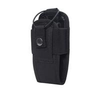 Generisch Walkie Talkie Pouch - Heavy Duty Radio Holder Case with Belt Loop, Secure for Two-Way Radios | Compatible with Vests, Belts & Bags for Work and Outdoor Use, black, Siehe Beschreibung