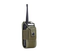 Generisch Walkie Talkie Pouch - Heavy Duty Radio Holder Case with Belt Loop, Secure for Two-Way Radios | Compatible with Vests, Belts & Bags for Work and Outdoor Use, Army Green, Siehe