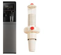 Generisch Wall Cup Dispenser | Push Button Wall Mount | Kitchen Cup for Commercial and Home, Kitchen, Coffee Station, Break Room, Office, Hospital, School, Gym, Nursery