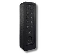 Generisch Wall Mount Compatible with Tedee Keypad PRO - Anti-Theft Cover with Torx Security Screw - Weather Protection - Plaster Like Surface - Black (Without Roof, Fine)