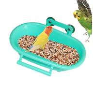 Generisch Wall Mounted Feeder - Robust Bird Bathtub, Easy to Clean Hanging Feeder for Outdoors, Spacious Medium Parakeet Container | Refreshing Verso