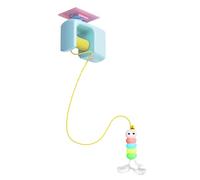 Generisch Wall Toy for Cats, Hanging Pull-Out Toy for Indoor Cats, Fun Training Accessories, Entertainment for Pets, Hunting Game for Balcony, Garden, Living Room