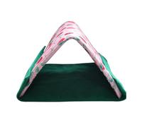 Generisch Warm Fleece Lounger Small Sleeping Cabin 25 x 17 x 17 cm Foldable with Pillow Insert Comfortable Hedgehog Hideaway Bed Shelter Animal Nest with Cute Style Habitat for Home
